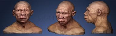 3D модель Неандерталец (STL)